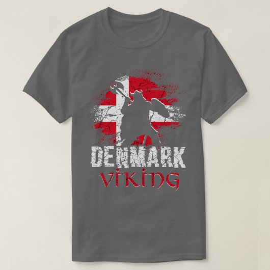 Denemarken Viking Warrior T-shirt (Design voorkant)