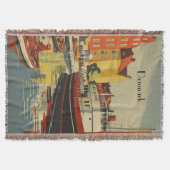 Denemarken Vintage Travel Poster aanpasbaar Deken (Voorkant)