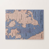 Denemarken Vintage Weersvoorspelling Legpuzzel (Horizontaal)