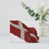 denemarken vlag briefkaart (Staand voorkant)
