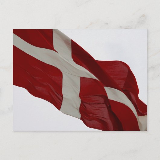 denemarken vlag briefkaart (Voorkant)