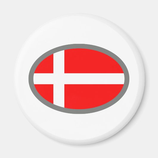 Denemarken vlag cool ontwerp! magneet (Voorkant)