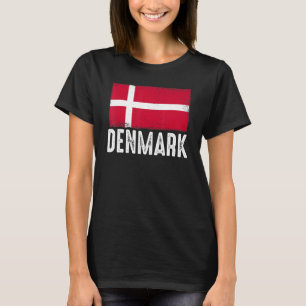 Denemarken Vlag Deens voetbalteam Football Soccer  T-shirt