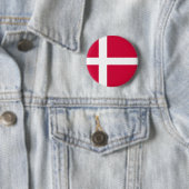Denemarken Vlag Deense Trots Rond Ronde Button 5,7 Cm (In situ)