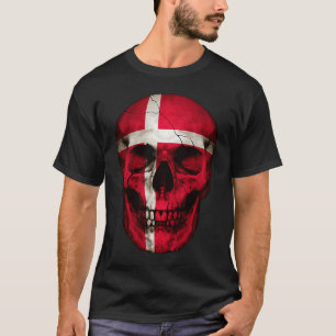 Denemarken Vlag Deense wortels Proud Patriotic T-shirt