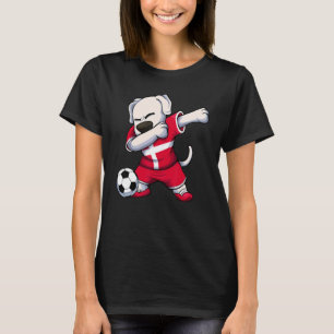 Denemarken vlag Denemarken Football dabbing T-shirt