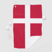 Denemarken vlag Denemarken Patriottisch Golfhanddoek (Insitu)