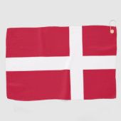 Denemarken vlag Denemarken Patriottisch Golfhanddoek (Horizontaal)