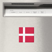 Denemarken Vlag DK Magneet (Insitu (Vaatwasser))