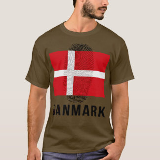 Denemarken Vlag DNA T-shirt