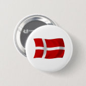 Denemarken Vlag Knop Ronde Button 5,7 Cm (Voorkant /achterkant)