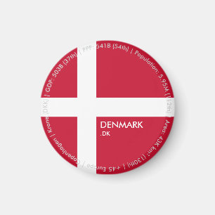 Denemarken Vlag Magneet