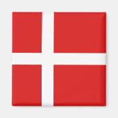 Denemarken Vlag Magnet (Voorkant)