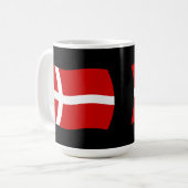 Denemarken Vlag Mok (Voorkant links)