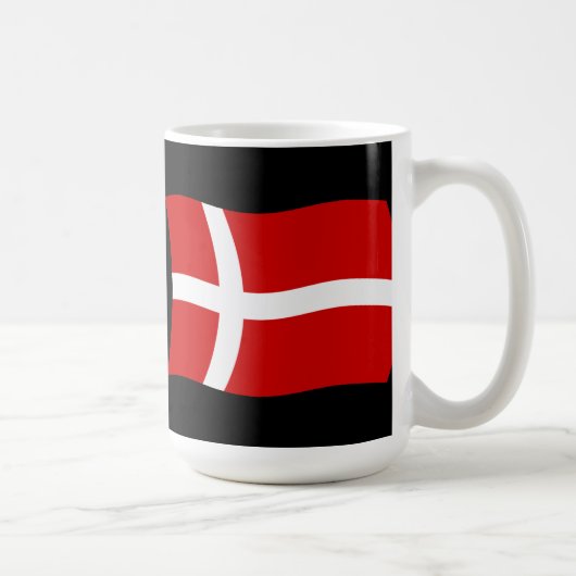 Denemarken Vlag Mok (Rechts)