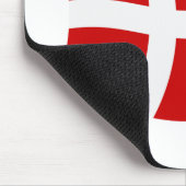 Denemarken Vlag Muismat (Hoek)
