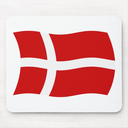 Denemarken Vlag Muismat (Voorkant)