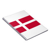 Denemarken Vlag Notitieboek (Rechterzijde)