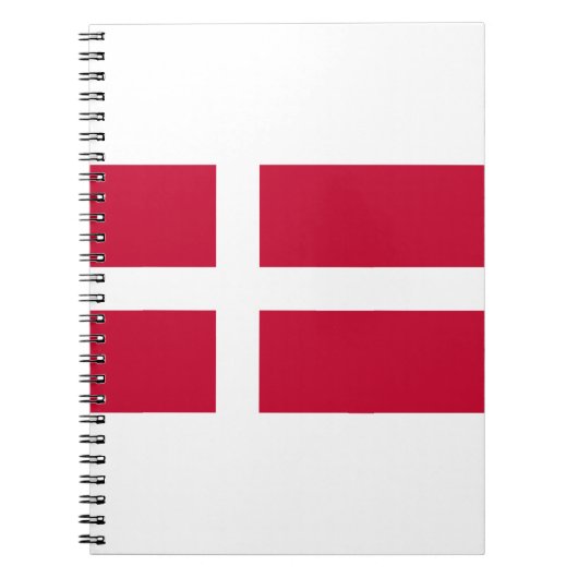Denemarken Vlag Notitieboek (Voorkant)