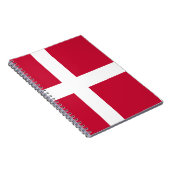 Denemarken Vlag Notitieboek (Rechterzijde)