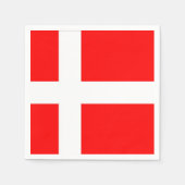 Denemarken Vlag servetten! Servetten (Voorkant)