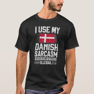 Denemarken Vlag Souvenirs voor Denen Mannen & Vrou T-shirt