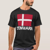 Denemarken Vlag T-shirt voor mannen en vrouwen (Voorkant)