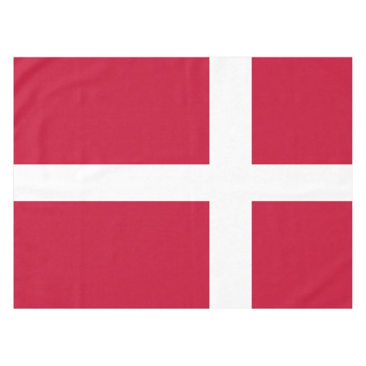Denemarken vlag Tablecloth Tafelkleed (Voorkant (Horizontaal))