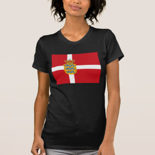 Denemarken Vlag w COA T-shirt