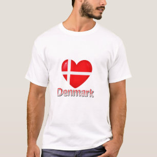 Denemarken Vlaggeninrichting T-shirt