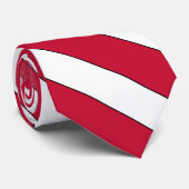 Denemarken Vlaggenkleuren Elegant Stropdas (Opgerold)