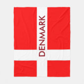 Denemarken vlooienlans! fleece deken (Voorkant)