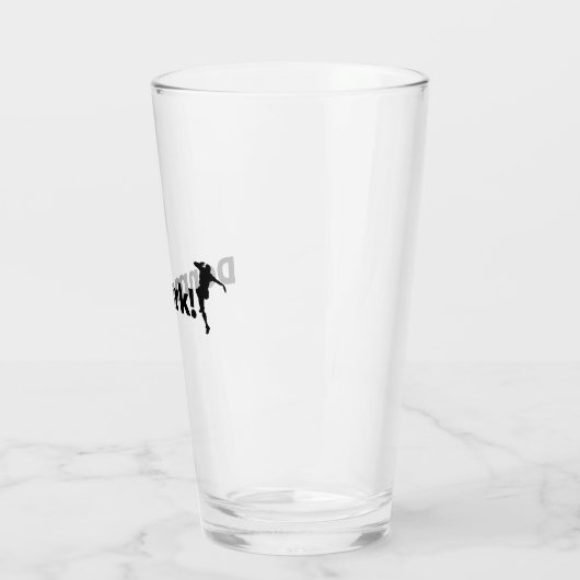 Denemarken voetbal glas (Links)