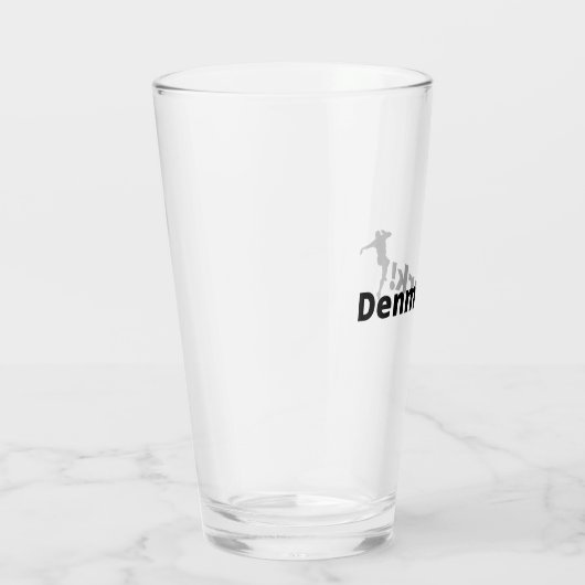 Denemarken voetbal glas (Rechts)