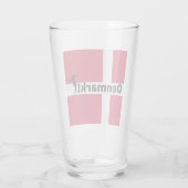 Denemarken voetbal glas (Achterkant)