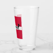 Denemarken voetbal glas (Links)