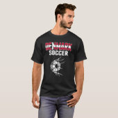Denemarken Voetbal in netto - golezen Denemarken F T-shirt (Voorkant volledig)
