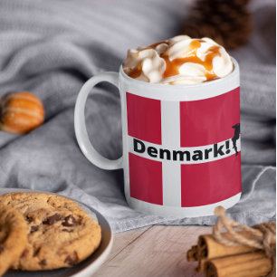 Denemarken voetbal koffiemok