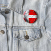 Denemarken Voetbal Ronde Button 5,7 Cm (In situ)