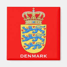 Denemarken Wapenmunt Gift Magnet