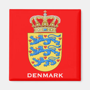 Denemarken Wapenmunt Gift Magnet