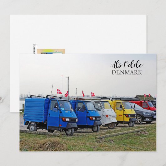 Denemarken Wenskaarten! Feestdagenkaart (Voorkant / Achterkant)