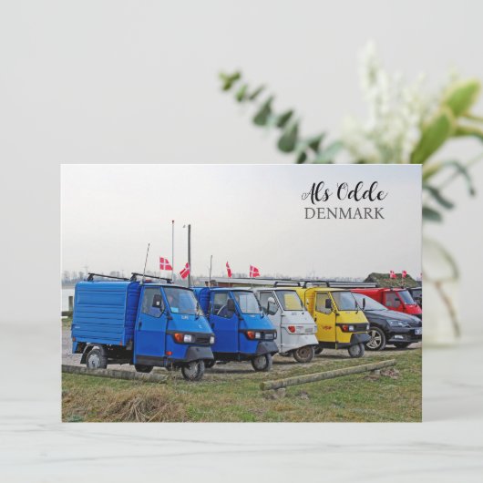 Denemarken Wenskaarten! Feestdagenkaart (Staand voorkant)