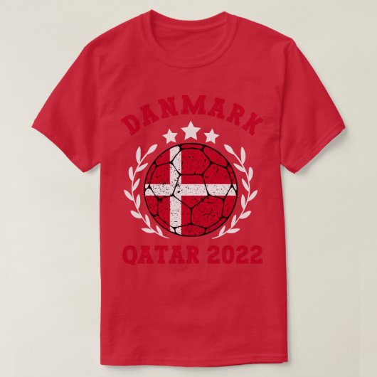 Denemarken WK 1 T-shirt (Design voorkant)