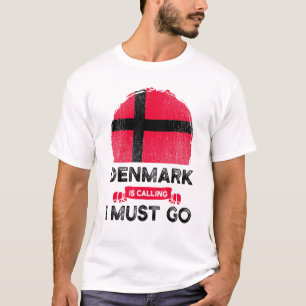 Denemarken zegt dat ik moet gaan naar het Deense v T-shirt