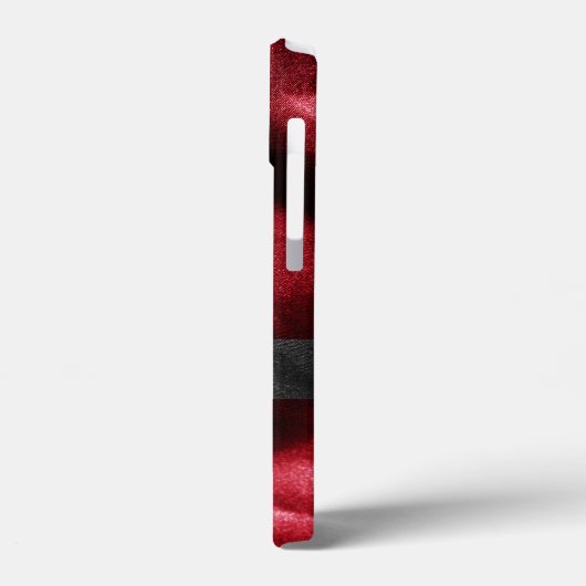 Denemarken zijden vlag Case-Mate iPhone case (Achterkant / Links)