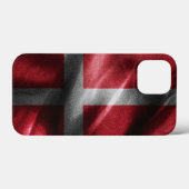 Denemarken zijden vlag Case-Mate iPhone case (Achterkant (horizontaal))