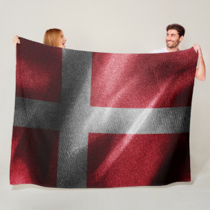 Denemarken zijden vlag fleece deken