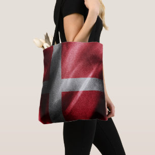 Denemarken zijden vlag tote bag