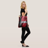 Denemarken zijden vlag tote bag (Op model)